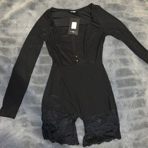 fashion nova lace romper